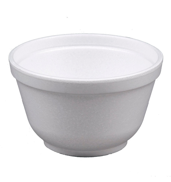 Bol en Foam Blanc 6OZ/180ml Ø8,9cm (1000 Unités) Bol en Foam Blanc 6OZ/180ml Ø8,9cm (1000 Unités)