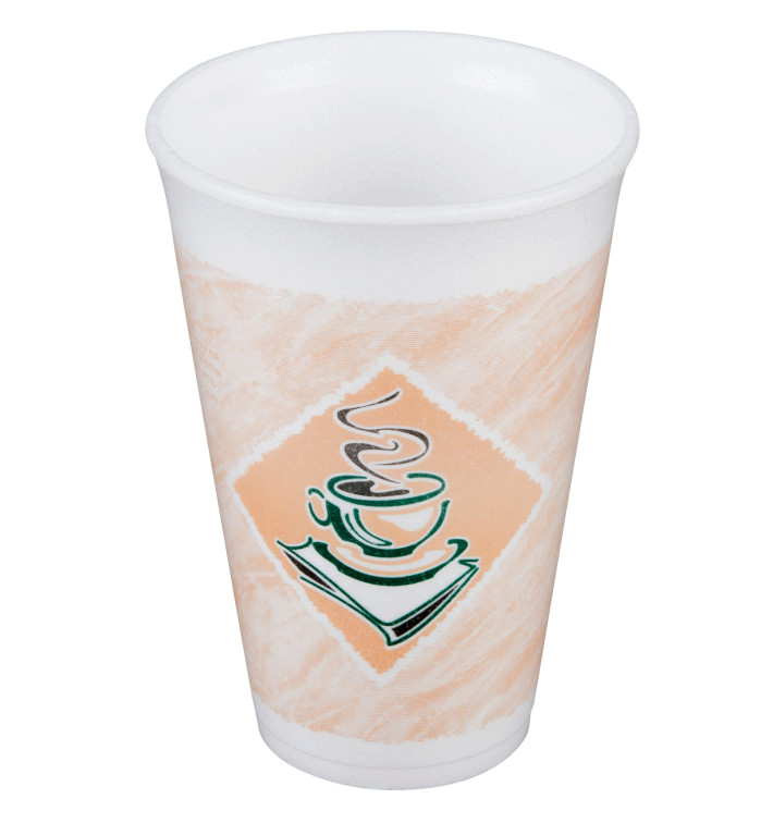 Gobelet isotherme FOAM "Café" 16Oz/480ml Ø9,4cm (1000 Unités) Gobelet isotherme FOAM "Café" 16Oz/480ml Ø9,4cm (1000 Unités)
