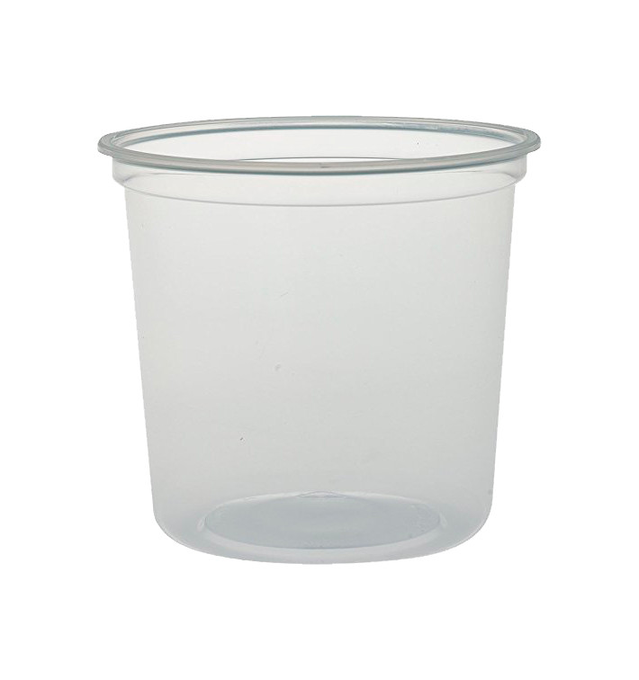 Récipient en Plastique PP "Deli" 24Oz/710ml Transp. Ø120mm (25 Unités)