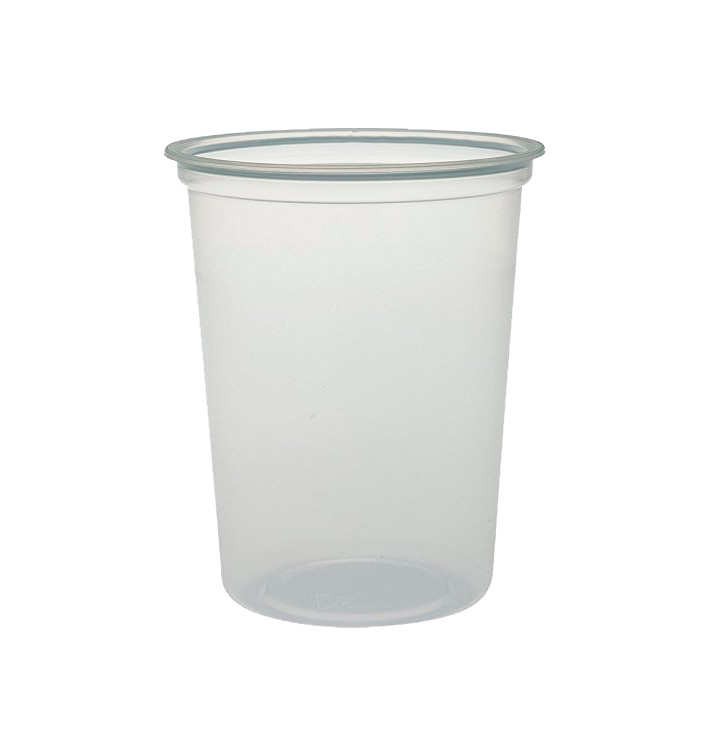 Récipient en Plastique PP "Deli" 32Oz/960ml Transp. Ø120mm (25 Unités) Récipient en Plastique PP "Deli" 32Oz/960ml Transp. Ø120mm (25 Unités)