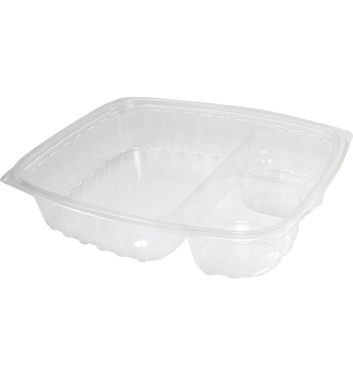 Récipient en Plastique OPS "ClearPac" 3 C. Transp. 887ml (63 Utés) Récipient en Plastique OPS "ClearPac" 3 C. Transp. 887ml (63 Utés)