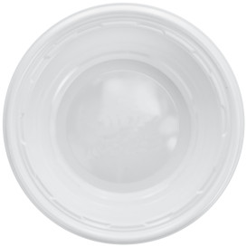 Bol en Plastique PS Blanc 120ml Ø11,5cm (125 Utés)