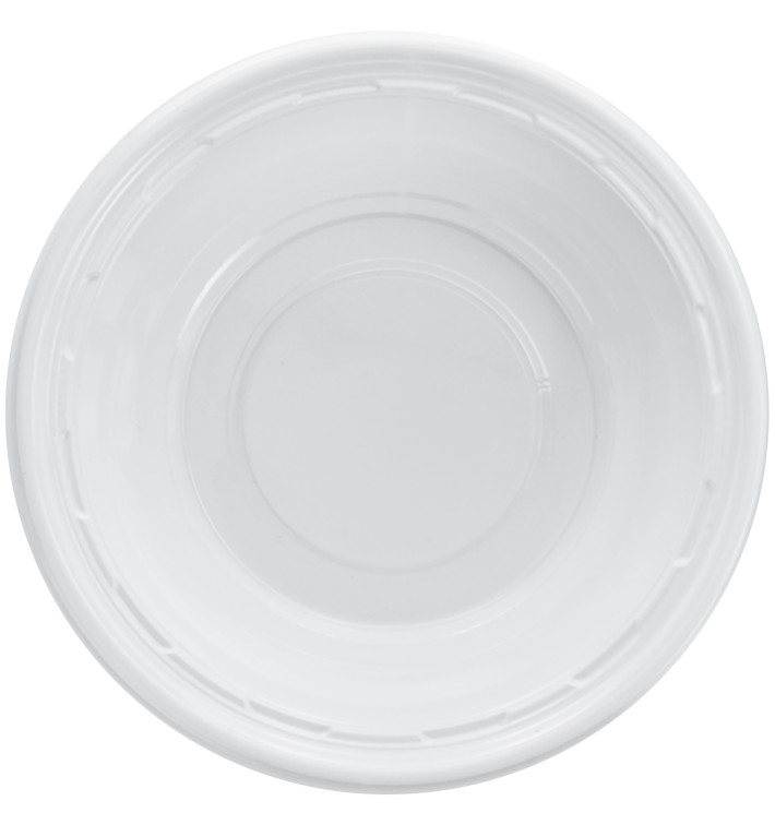 Bol en Plastique PS Blanc Blanc 360ml Ø15cm (125 Utés) Bol en Plastique PS Blanc Blanc 360ml Ø15cm (125 Utés)