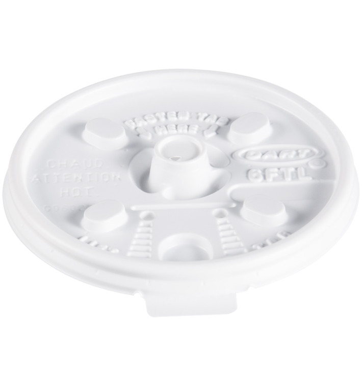 Couvercle "Lift n' Lock" PS Blanc Ø7,4cm (100 Utés) Couvercle "Lift n' Lock" PS Blanc Ø7,4cm (100 Utés)