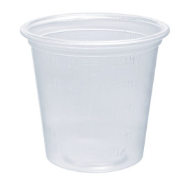 Pot à Sauce PP Trans. Doseur 35ml Ø4,8cm (2500 Utés)