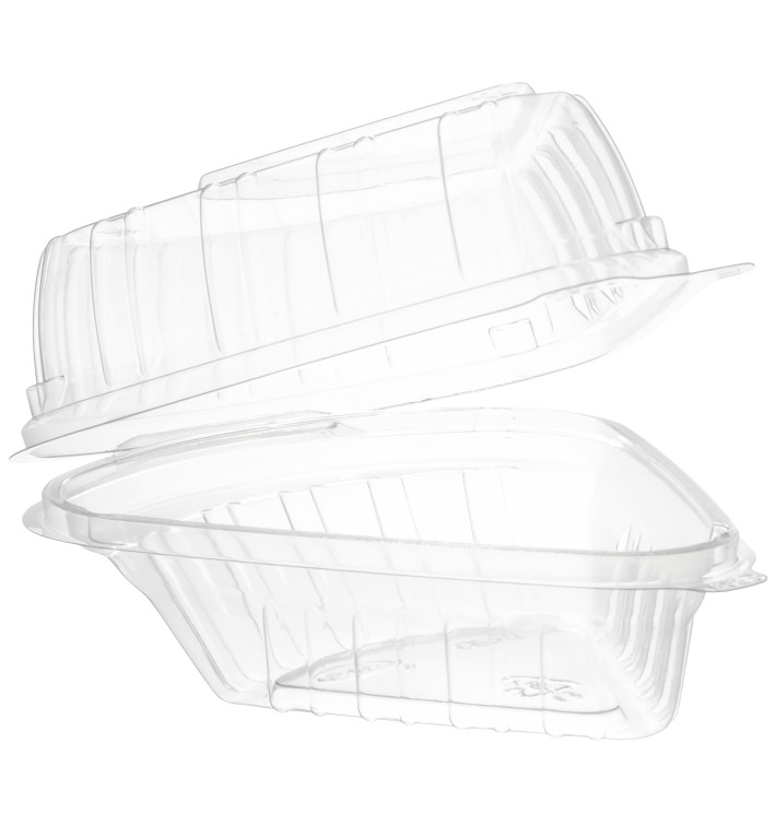 Boîte Couvercle Charnière OPS "Clear Seal" Portion Tarte 169ml (125 Utés) Boîte Couvercle Charnière OPS "Clear Seal" Portion Tarte 169ml (125 Utés)