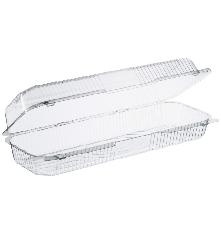 Barquette Plastique OPS "StayLock" charnière Transp. 1310ml (125 Utés) Barquette Plastique OPS "StayLock" charnière Transp. 1310ml (125 Utés)
