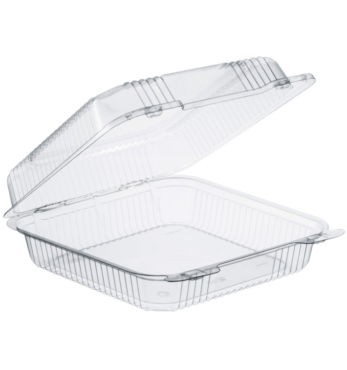 Barquette Plastique OPS "StayLock" charnière Transp. 1120ml (100 Utés) Barquette Plastique OPS "StayLock" charnière Transp. 1120ml (100 Utés)