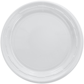 Assiette en Plastique PS "Famous Impact" Blanc Ø180mm (1000 unités)