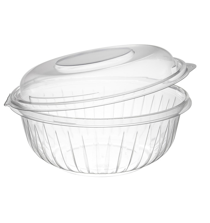 Bol en PET "PresentaBowls" Charnière Haut 950ml (150 Utés) Bol en PET "PresentaBowls" Charnière Haut 950ml (150 Utés)