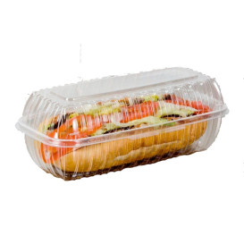 Boîte Couvercle Charnière OPS "Clear Seal" Pour Sandwich 290ml (200 Utés)