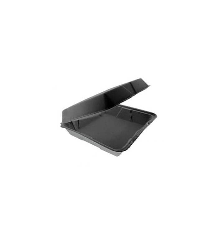 Boîte en FOAM MenuBox Détachable Noir 240x235mm (100 Utes)