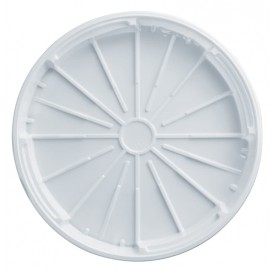 Couvercle Plastique PS à Pizza Blanc 320mm (200 Unités)