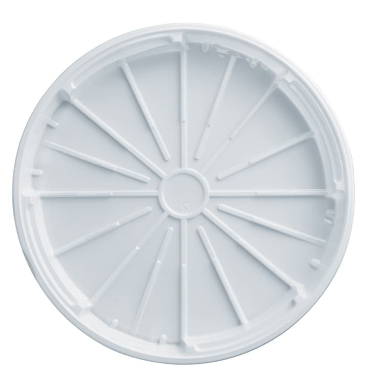 Couvercle Plastique PS à Pizza Blanc 320mm (200 Unités) Couvercle Plastique PS à Pizza Blanc 320mm (200 Unités)