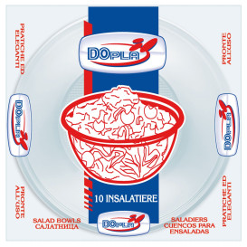 Bol Plastique PS Transparent 2000ml (10 Utés)
