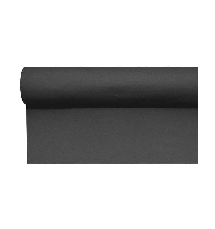 Chemin de Table Airlaid Noir Prédécoupé 0,4x48m (1 Uté) Chemin de Table Airlaid Noir Prédécoupé 0,4x48m (1 Uté)