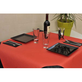 Nappe en papier 1x1 Mètre Rouge 40g (400 Unités)