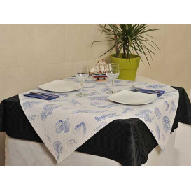 Nappe en papier 1x1m "Coquillage" 37g (400 Unités)