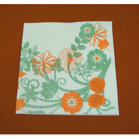 Serviette en Airlaid "Printemps" 40x40cm (50 Unités)