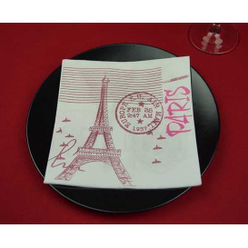 Serviette en Airlaid "Paris" 40x40cm (50 Unités)
