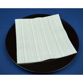 Serviette en Airlaid "Basic" Turquoise 40x40cm (50 Unités)