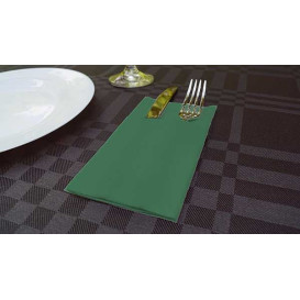 Serviette Kangourou en Airlaid Vert 40x40cm (30 Unités)