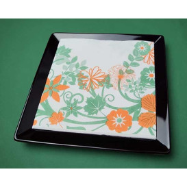 Serviette Papier molletonnée "Printemps" 40x40cm (50 Utés)