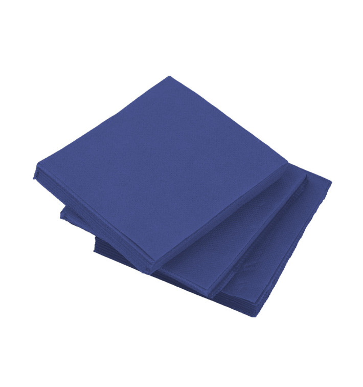 Serviette en Papier Micro Point 20x20cm Bleu (100 Utés) Serviette en Papier Micro Point 20x20cm Bleu (100 Utés)