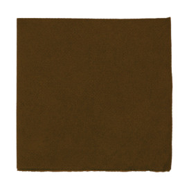 Serviette en Papier Micro Point 20x20cm Marron (100 Utés)