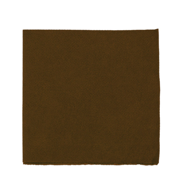 Serviette en Papier Micro Point 20x20cm Marron (100 Utés) Serviette en Papier Micro Point 20x20cm Marron (100 Utés)