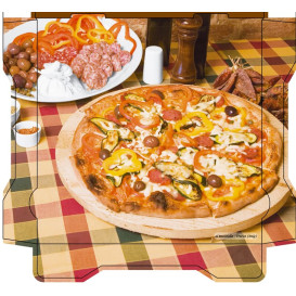 Boîtes à Pizza Al Bassanello Tavola 30x30x4,2 cm (100 Utés)