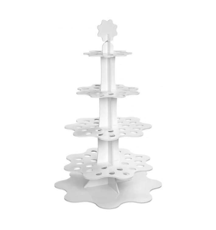 Présentoir Pour Verrines et Cornets "Flower" 75cm (1 Uté) Présentoir Pour Verrines et Cornets "Flower" 75cm (1 Uté)