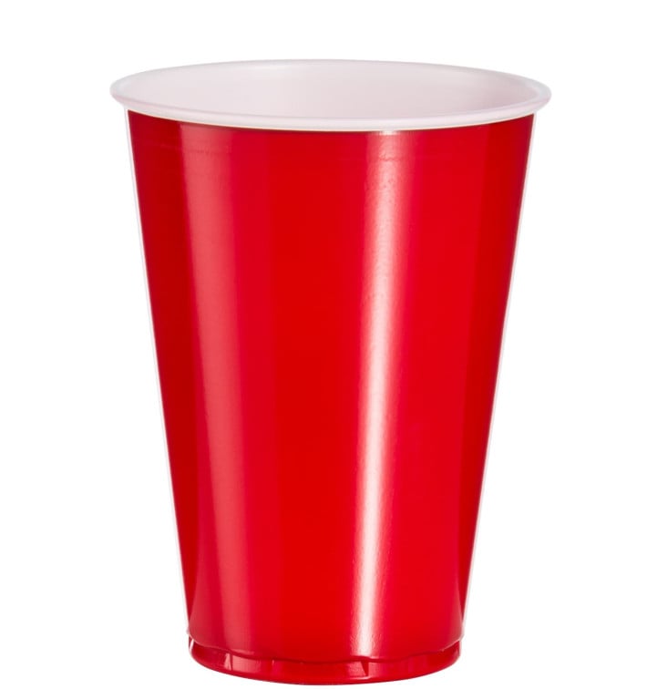 Gobelet Plastique Rouge PS 10oz/300ml (2500 Utés) Gobelet Plastique Rouge PS 10oz/300ml (2500 Utés)