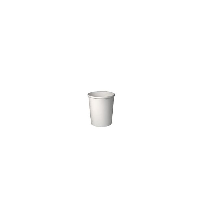 Pot en Carton Blanc 32Oz/943ml Ø11,7cm (500 Unités) Pot en Carton Blanc 32Oz/943ml Ø11,7cm (500 Unités)