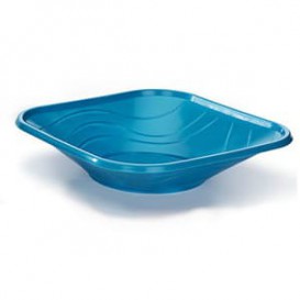 Assiette Plastique PP "X-Table" Turquoise 230mm (8 Utés)