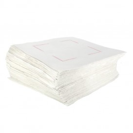 Serviette papier Sulfite Blanc 25x25cm (750 Unités)