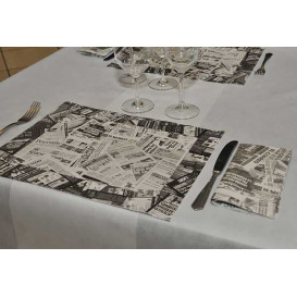 Set de Table papier 30x40cm "Presse" Noir 50g (2500 Utés)