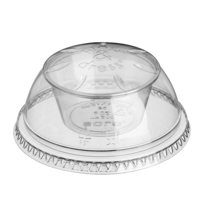Dôme avec Coupe PET Cristal "Press&Dress" Ø9,2cm (50 Utés) Dôme avec Coupe PET Cristal "Press&Dress" Ø9,2cm (50 Utés)