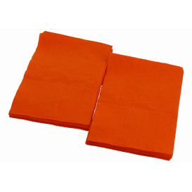 Serviette en Papier SNACK Orange 17x17cm (160 Unités)