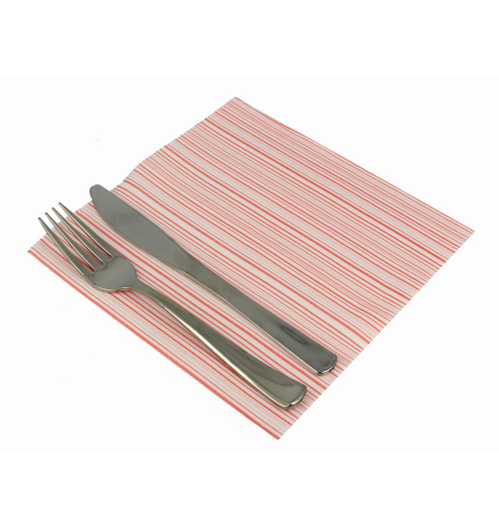 Serviette Papier molletonnée"Basic Rouge" 40x40 (600 Utés) Serviette Papier molletonnée"Basic Rouge" 40x40 (600 Utés)