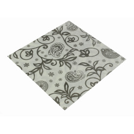 Serviette Papier molletonnée "Cachemire" 40x40cm (50 Utés)