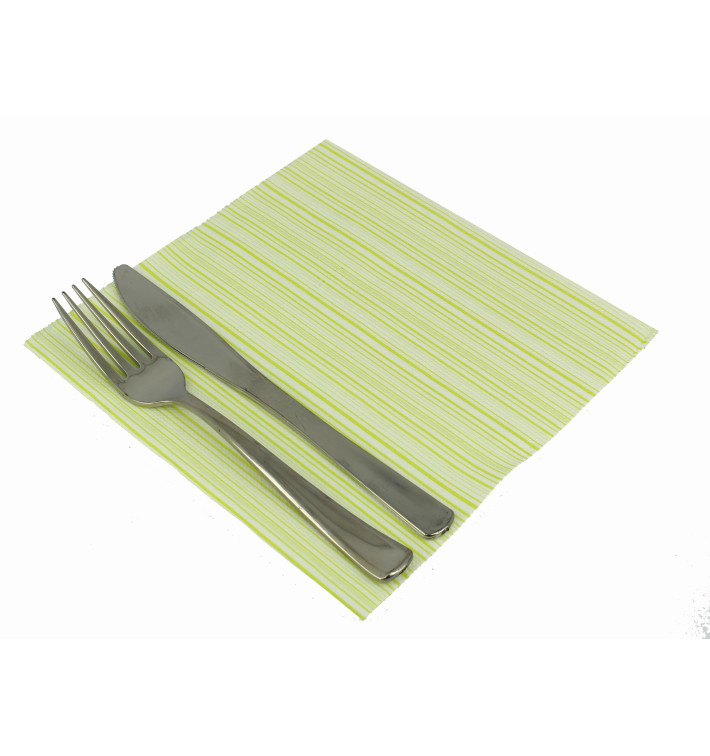 Serviette en Airlaid "Basic" Pistache 40x40cm (600 Unités) Serviette en Airlaid "Basic" Pistache 40x40cm (600 Unités)