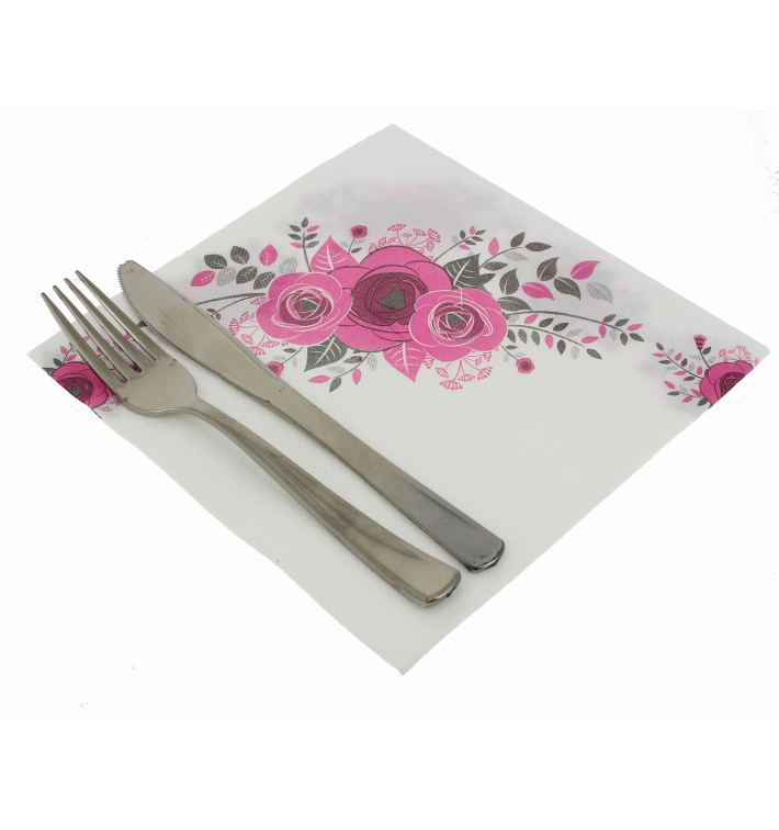 Serviette en Airlaid "Bouquet" 40x40cm (50 Unités) Serviette en Airlaid "Bouquet" 40x40cm (50 Unités)
