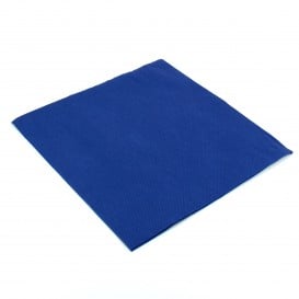 Serviette Papier Bleu 2E Molletonnée 33x33cm (1350 Unités)