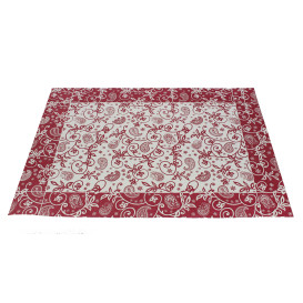 Set de Table 30x40cm "Cachemire" Bordeaux 50g (2500 Utés)