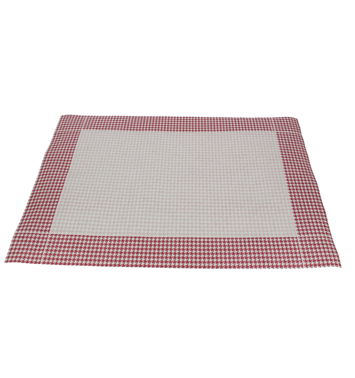 Set de Table 30x40 "Patte d'Oie" Bord. 50g (500 Utés) Set de Table 30x40 "Patte d'Oie" Bord. 50g (500 Utés)