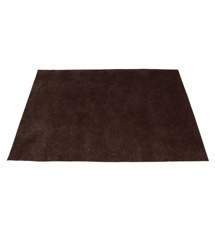 Set de Table en PP Non-Tissé Marron 30x40cm 50g (500 Utés) Set de Table en PP Non-Tissé Marron 30x40cm 50g (500 Utés)