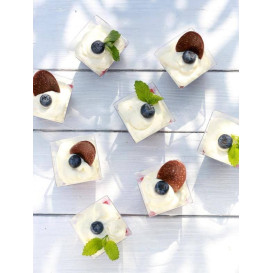 Verrine Dégustation Rombo Transparent 95 ml (25 Utés)