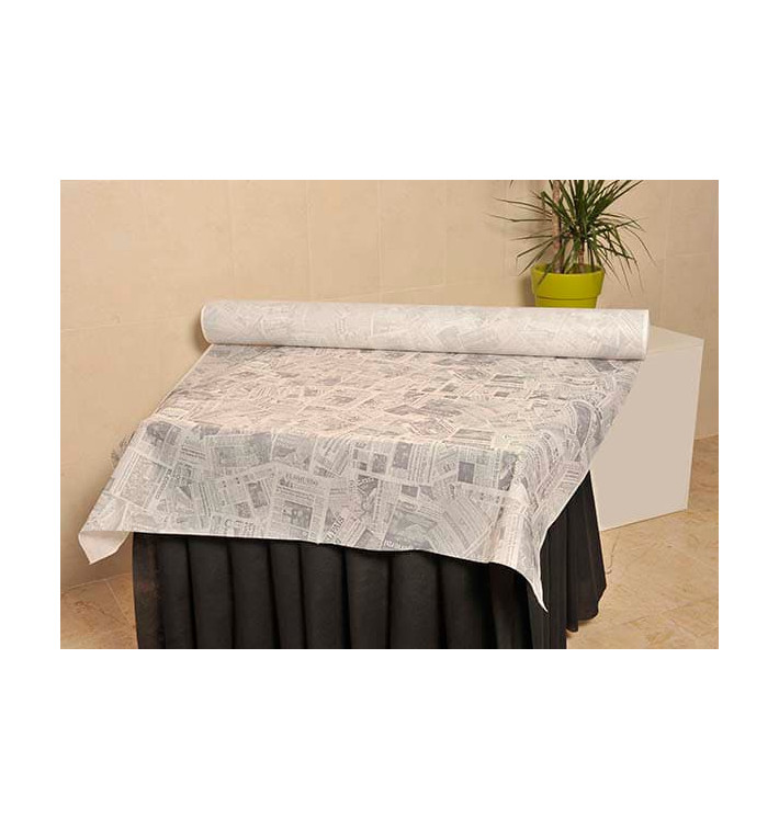 Nappe Rouleau PP Non Tissé Blanc "Presse" 1,2x50m 50g (1 Uté) Nappe Rouleau PP Non Tissé Blanc "Presse" 1,2x50m 50g (1 Uté)