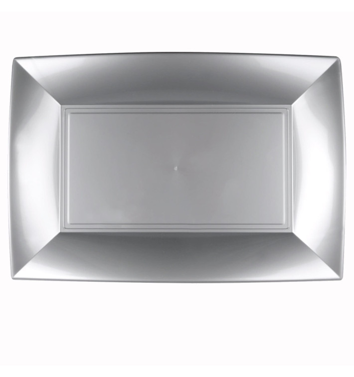 Plateau Plastique Gris Nice PP 345x230mm (60 Utés) Plateau Plastique Gris Nice PP 345x230mm (60 Utés)
